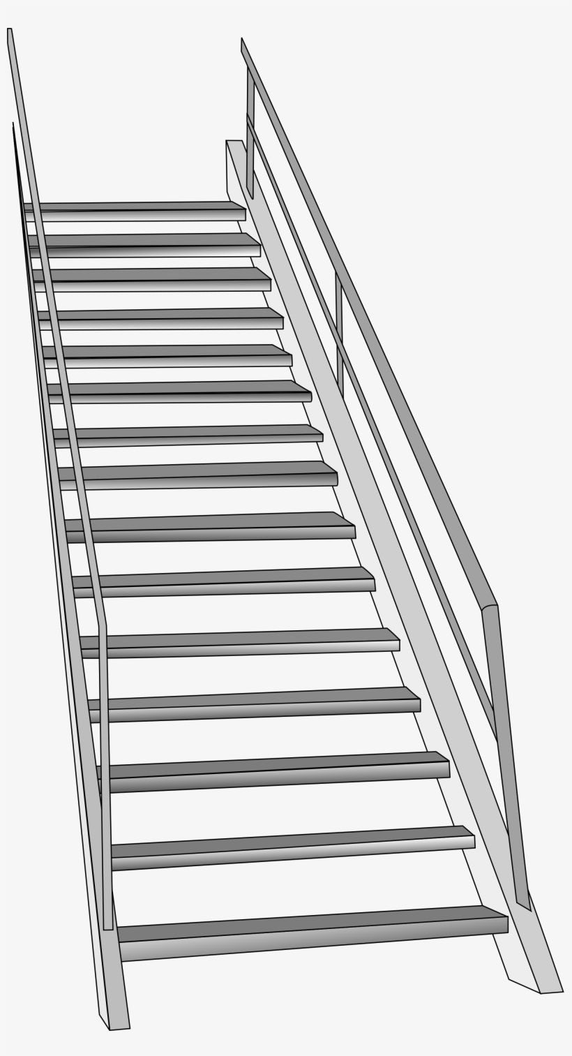 Open - Stairs Drawing, transparent png #4491237