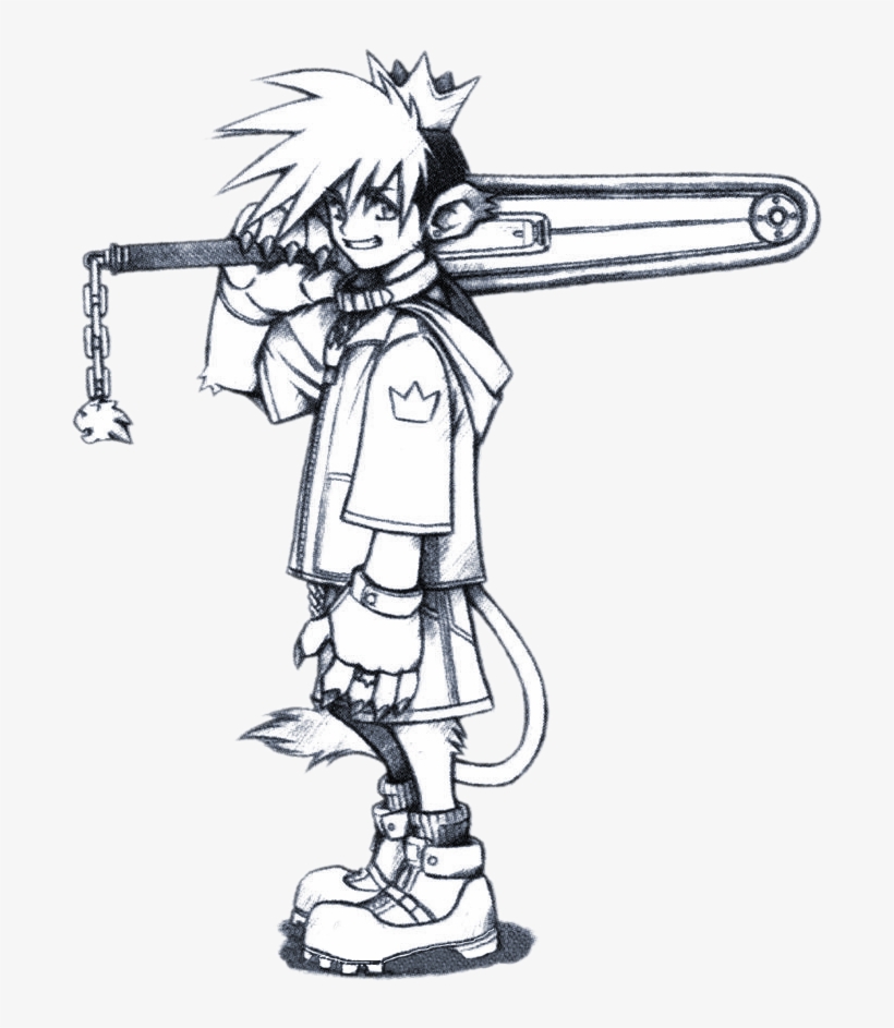 Development - Kingdom Hearts Sora Concept, transparent png #4492309