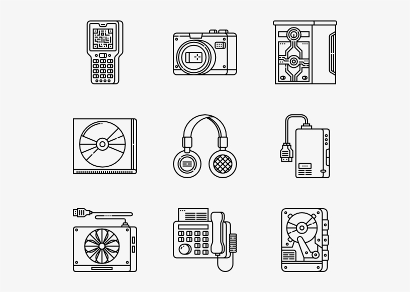 Computer And Gadget Devices - Icon, transparent png #4492612