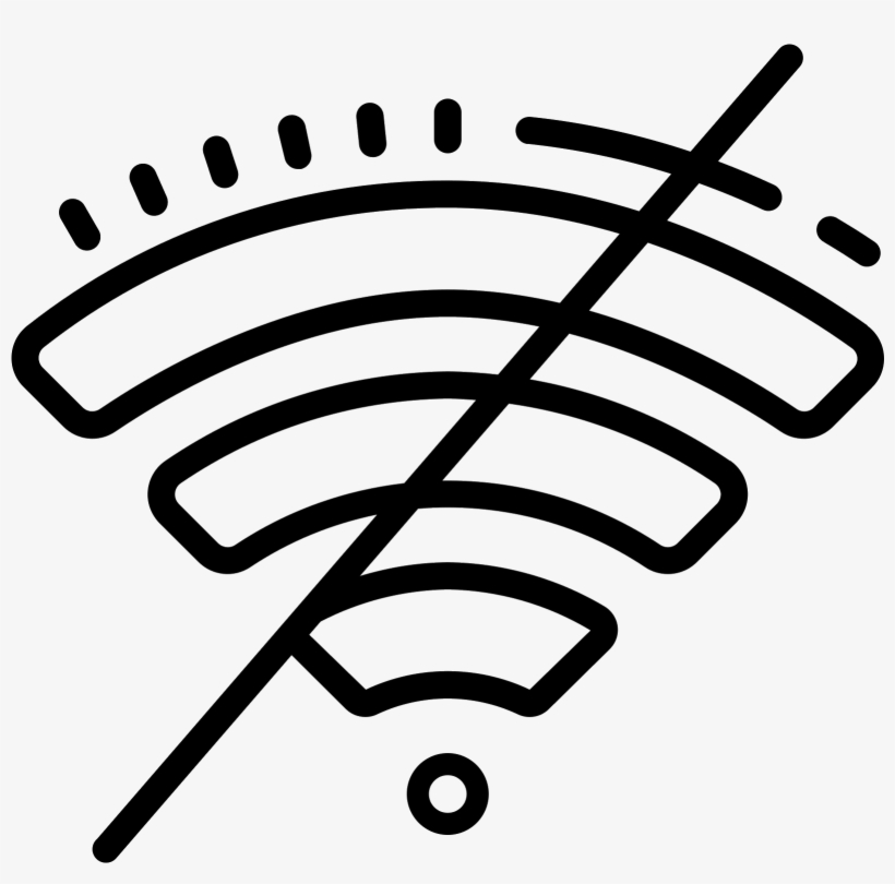 Wyłączono Wifi Icon - Wifi Icone, transparent png #4492663