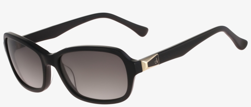 Calvin Klein 4290 Black - Calvin Klein Platinum Ck4290s 001 Black Cat Eye Sunglasses, transparent png #4492777