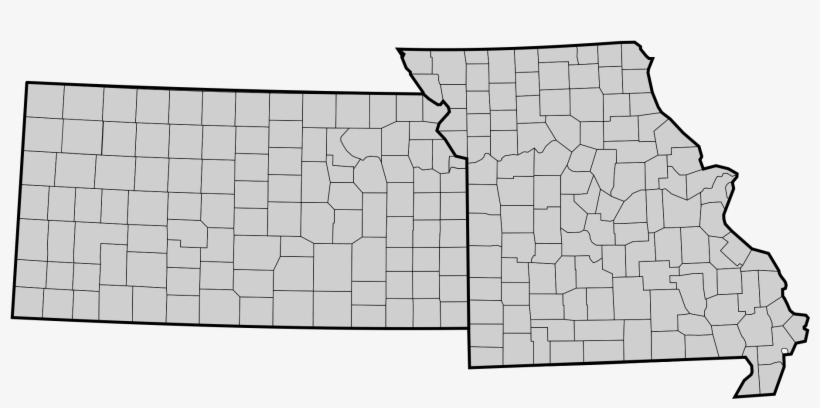 File Ks Mo County Map Svg Wikimedia Commons Rh Commons - Missouri, transparent png #4492823