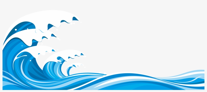 Wave Clip Art Png - Waves Png - Free Transparent PNG Download - PNGkey