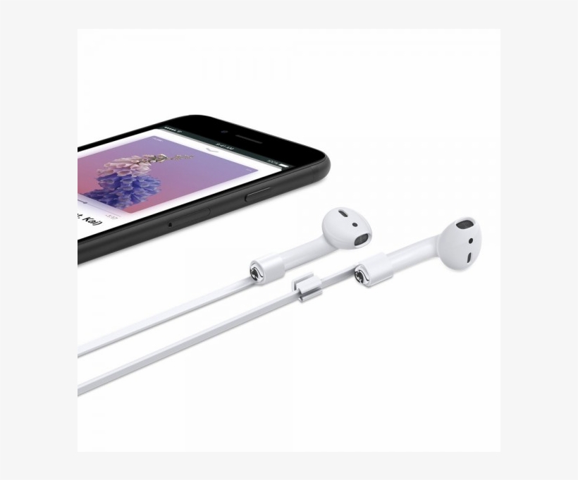 Pasek Spigen Strap Do Apple Airpods Iphone Ipod - Spigen Airpods Strap In White, transparent png #4494005