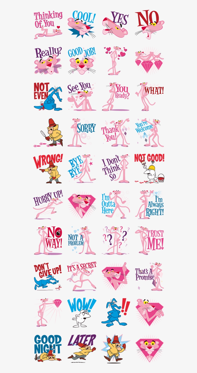 Pink Panther By Mgm Studios - Pink Panther Ultimate Sticker Book [book], transparent png #4494118