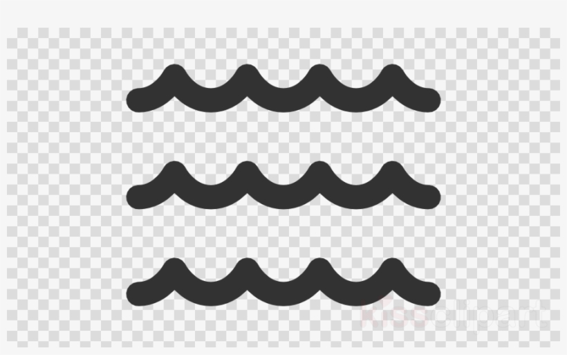 Sea Ico Clipart Wind Wave Clip Art - Black Wave Vector Png, transparent png #4494119