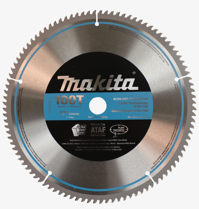 A-93734 - Saw Blade 6 Inch Makita, transparent png #4496034