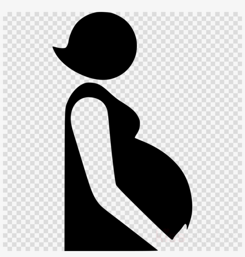 Pregnant Woman Icon Png Clipart Pregnancy Computer - Transparent Coffee Bean Outline, transparent png #4496211