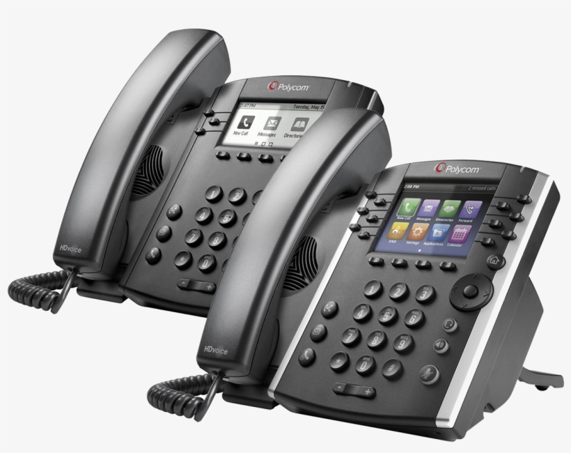 Polycom Vvx 410 12-line Desktop Phone Gigabit Ethernet, transparent png #4496664