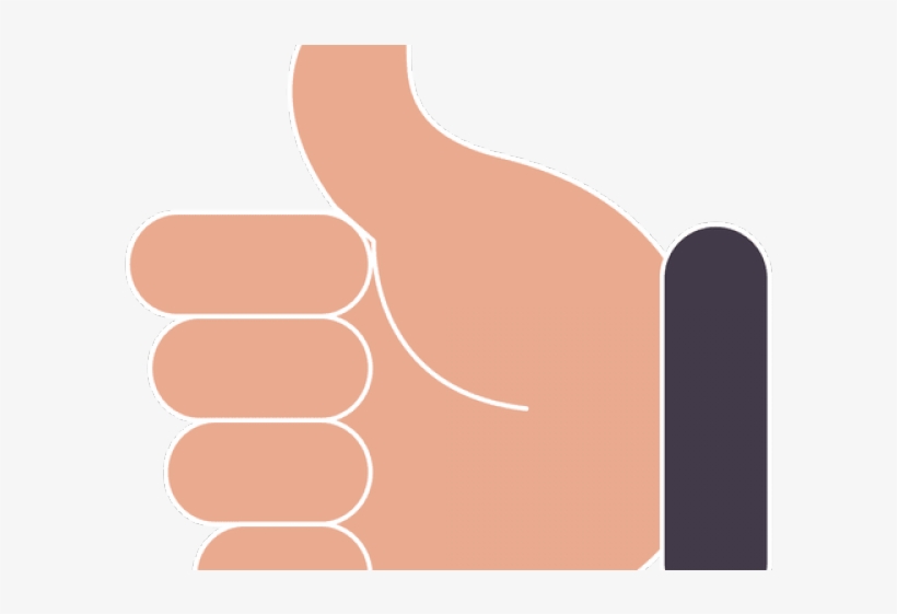 Thumbs Up Transparent - Darse La Mano Dibujo Png, transparent png #4497645
