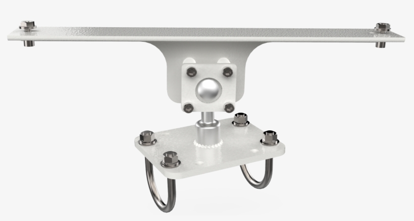 This Attachment Option Includes A Plate Welded To The - Solar Panel Ball Mount, transparent png #4498169