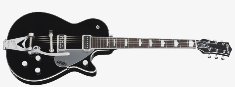 G6128t-gh George Harrison Signature Duo Jet™ With Bigsby®, - Gretsch G6136t Players Edition Black Falcon W/bigsby, transparent png #4498717