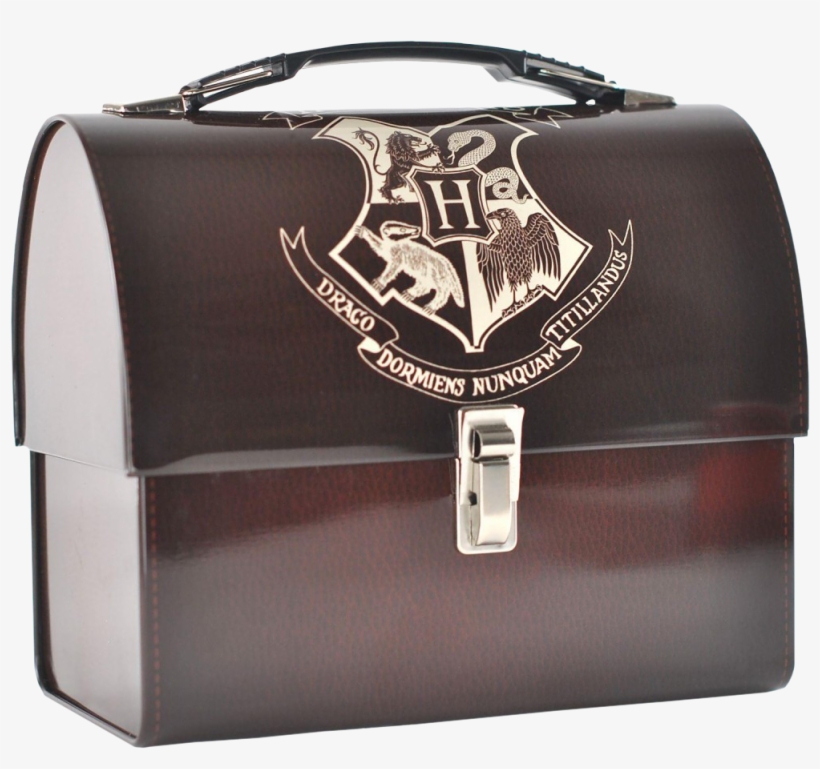 Hogwarts Crest Domed Tin Tote Lunchbox - Lunchbox Harry Potter, transparent png #4499537