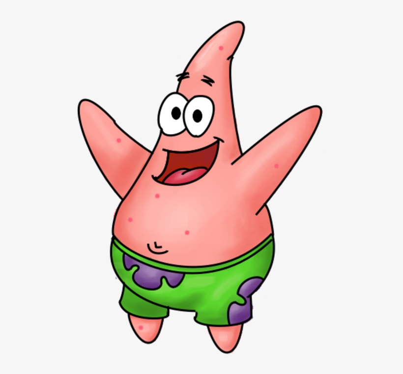 Patrick Shocked - - Spongebob And Patrick Clipart, transparent png #450069