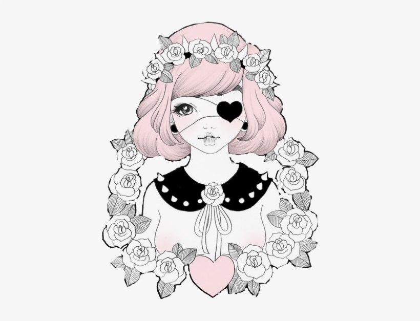 Pastel Goth - Pastel Goth Anime Girl, transparent png #450071