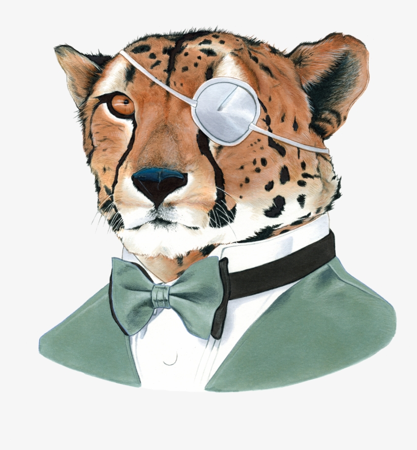 Tattly Cheetah Berkley Illustration 00 V=1532013142, transparent png #450175