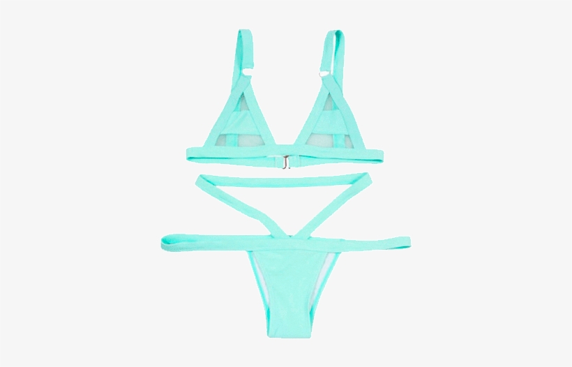 Itgirl Shop Transparent Bandage Swimsuit Aesthetic - Swimsuit, transparent png #450237