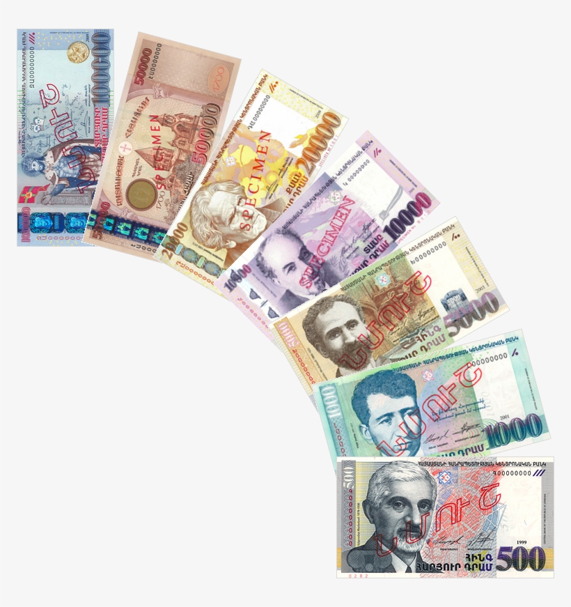 Currency Notes In Png Freeuse - 1 Usd To Amd, transparent png #450829