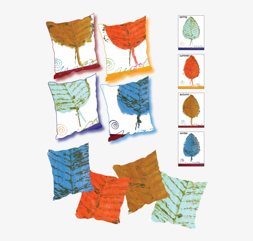 Once They Dried I Inked Up The Monotype Plate, Registered - Cushion, transparent png #451046