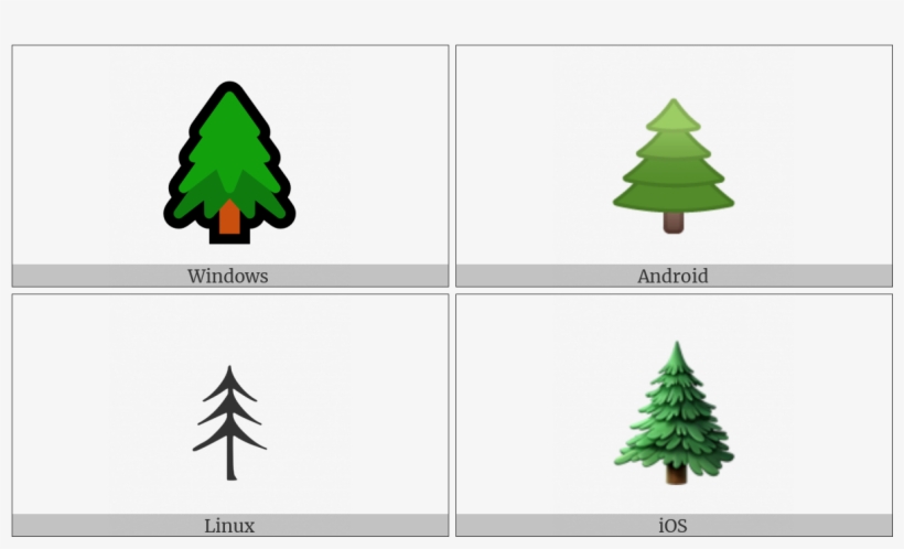 Evergreen Tree On Various Operating Systems - Operating System, transparent png #451109