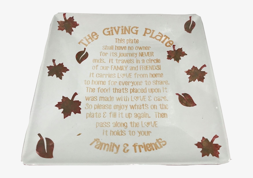The Giving Plate 18 - Placemat, transparent png #451152