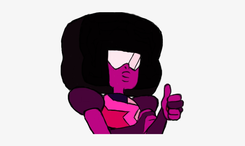 Garnet Thumbs Up By - Garnet Thumbs Up, transparent png #451153