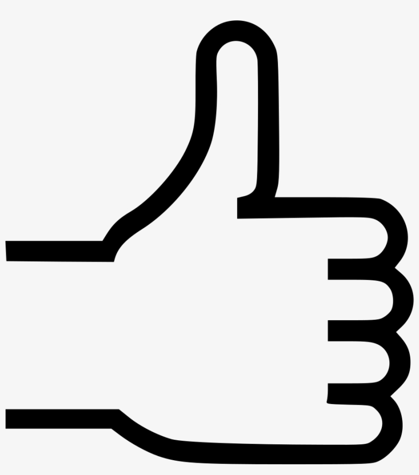 Approve Like Thumb Thumbs Up Vote Comments - Thumb Signal, transparent png #451177