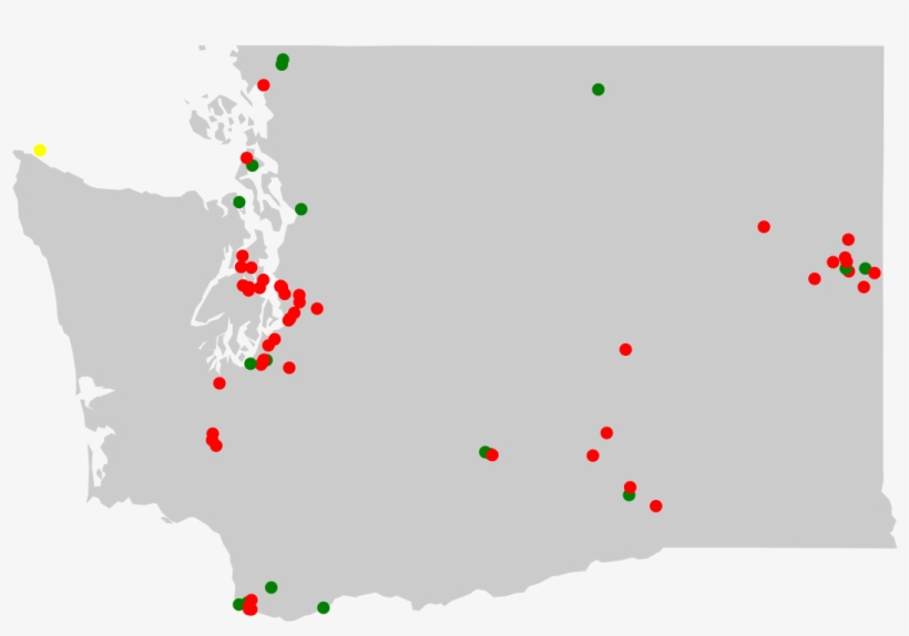 Superfund Sites In Washington Map, transparent png #451445