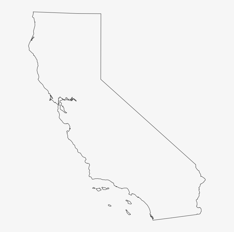 High Resolution Outline Of California - Sketch, transparent png #451600