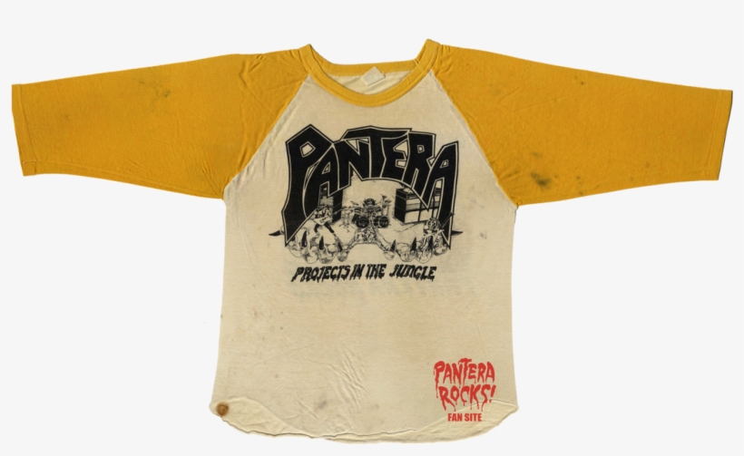 Pantera ''projects In The Jungle Heavy Metal Rules - Pantera Projects In The Jungle T Shirt, transparent png #451706