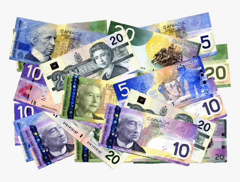 A Pile Of Canadian Money - Pile Of Money Canada, transparent png #451854