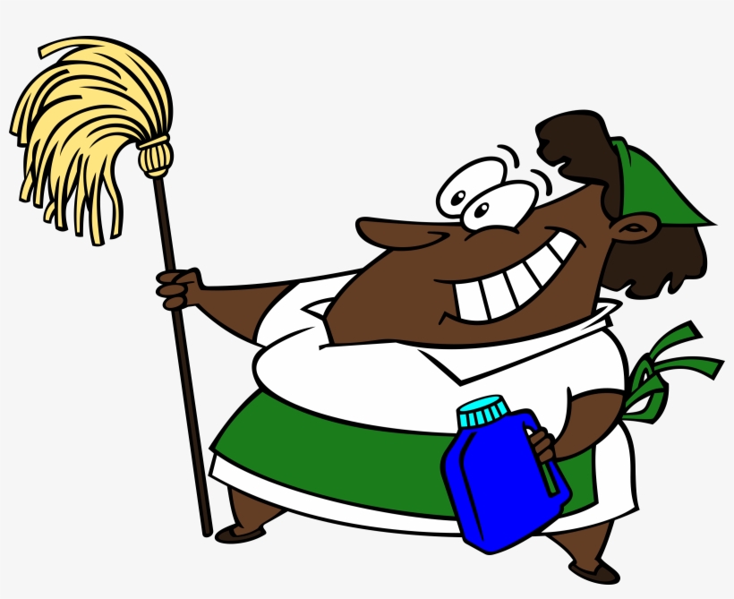 This Free Icons Png Design Of African Cleaning Lady, transparent png #452154
