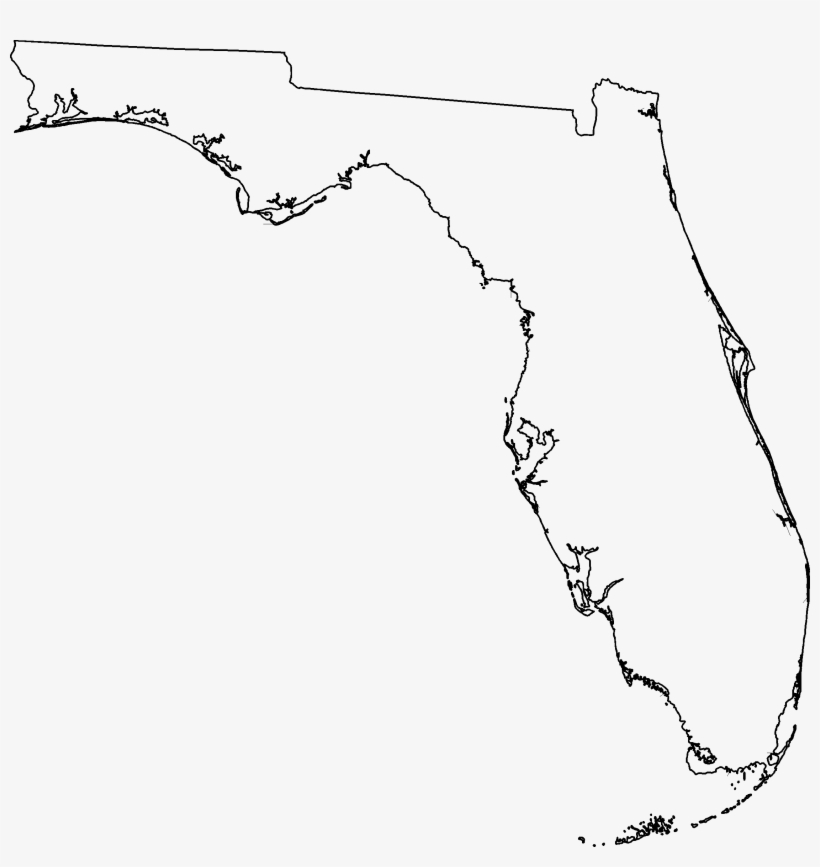 28 Collection Of Florida State Drawing - Florida State Outline Png, transparent png #452385