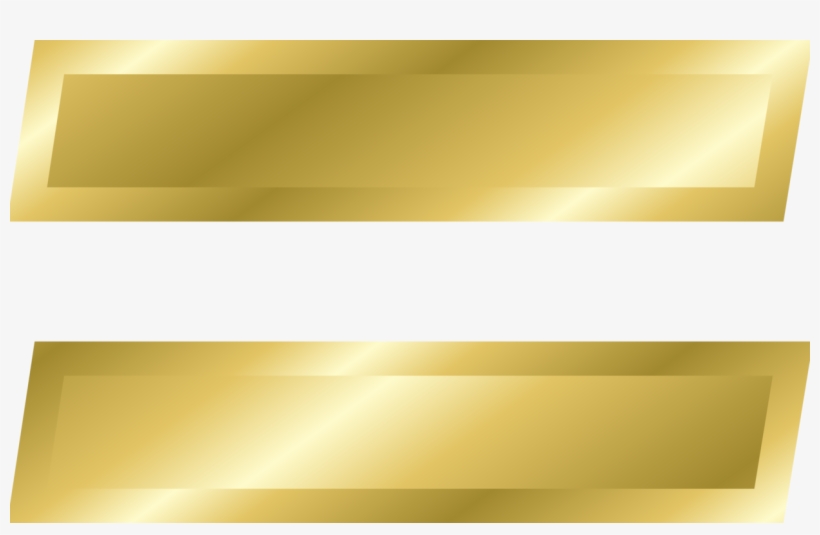 Equal, Punctuation, Alphabet, Abc, Gold, Gradient - Eşittir Png, transparent png #453096