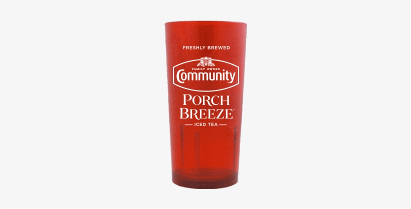 Red 24 Oz Iced Tea Glass - Community Coffee Signature Blend Dark Roast Ground, transparent png #453120