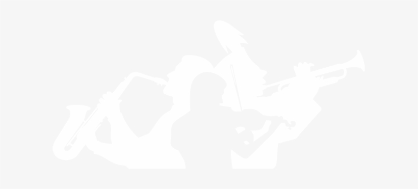 Sound Of North - Jazz Band Silhouette Png White, transparent png #453450