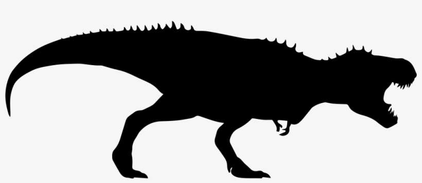 Tyrannosaurus Rex Dinosaur Silhouette - T Rex Silhouette Svg, transparent png #453452