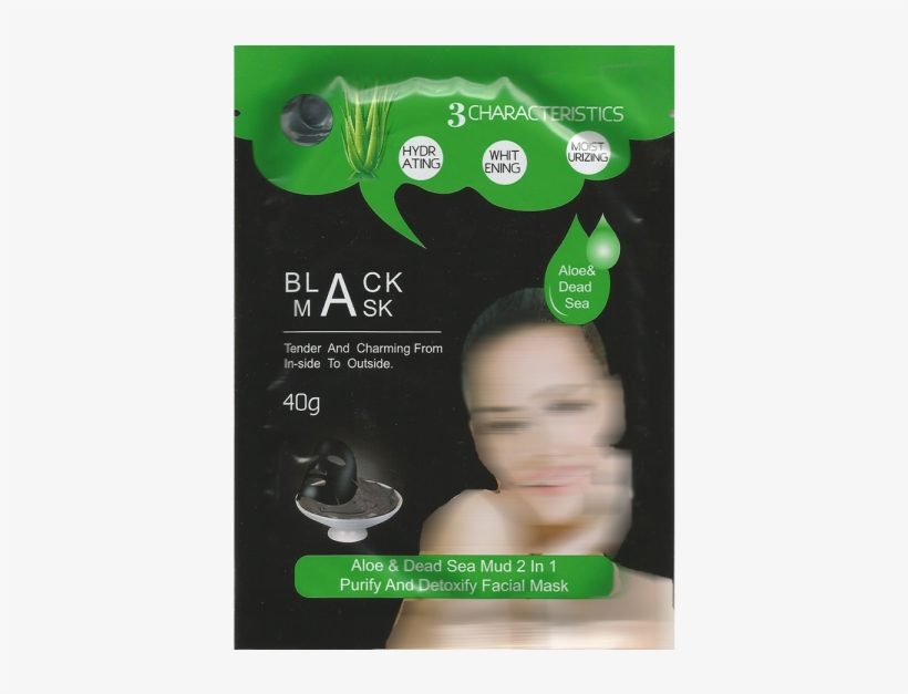 Black Mask Blur Rs - Aichun Women's Beauty Snail And Dead Sea Mud 2 In 1, transparent png #453490