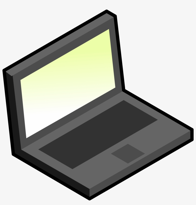 This Free Icons Png Design Of Simple Laptop, transparent png #453899