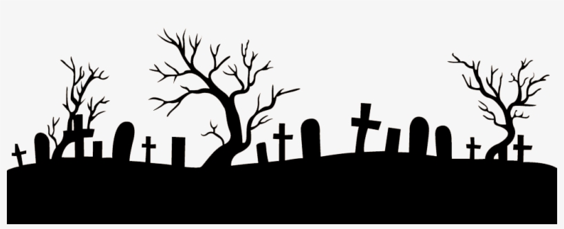 Graveyard Drawing Grave Yard - Halloween Facebook Page Cover, transparent png #453948