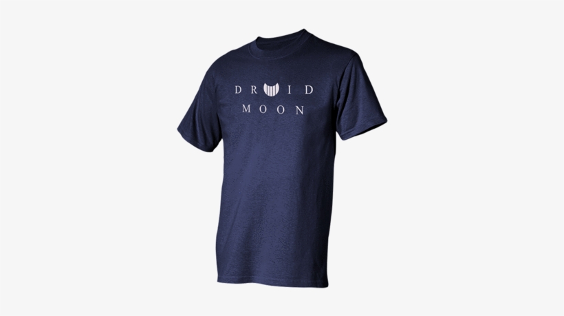 "druid Moon" Logo T-shirt, Navy Blue, Large - Maillot De La France 2018, transparent png #454015