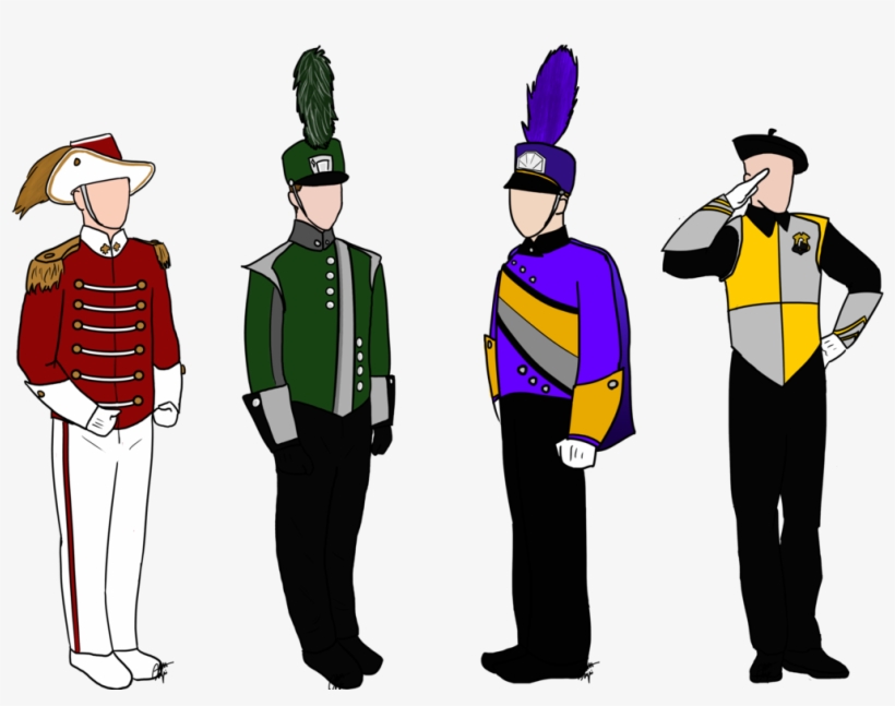 Marching Band Uniforms By - Marcha Uniformes De Banda, transparent png #454173