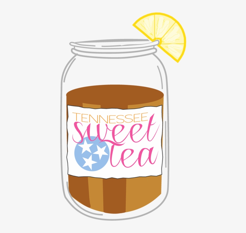 Iced Tea Clipart Mason Jar - Clip Art Sweet Tea, transparent png #454230