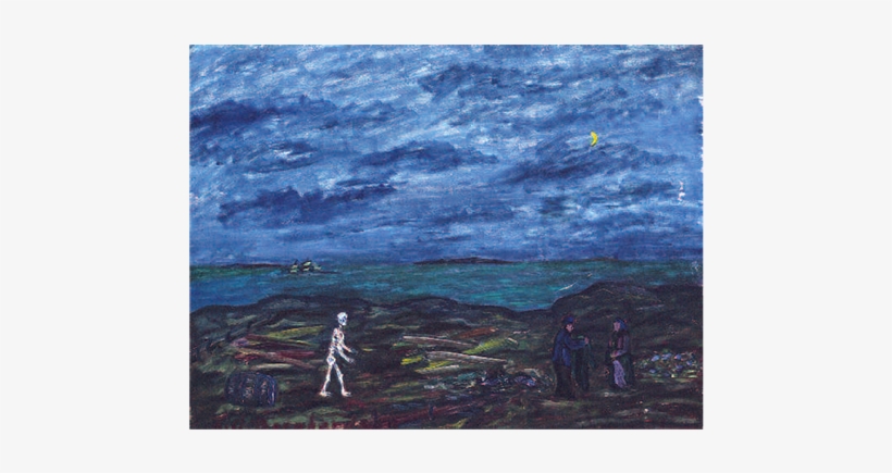 A Ghost Of The Little Island Of Gåsö Cries That He - Painting, transparent png #454413