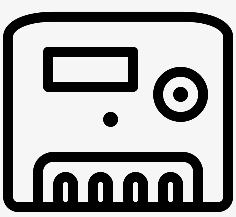 Energy Meter Icon - Symbol Of Energy Meter, transparent png #454543