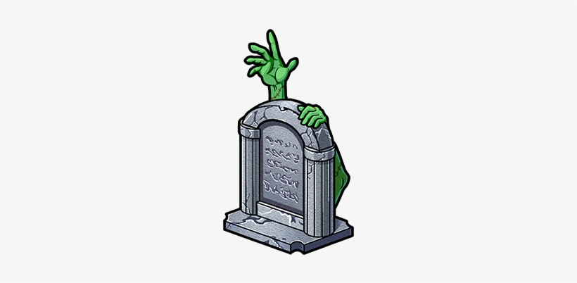 Furniture-spooky Gravestone Render - Headstone, transparent png #454754