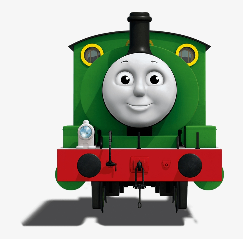 Locomotive Clipart Blue - Thomas E Seus Amigos Percy, transparent png #454993