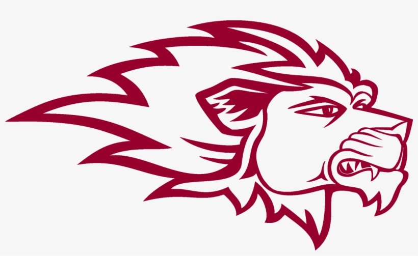 Lion Icon 1 Color Red - College With Red And Yellow Colors, transparent png #455020