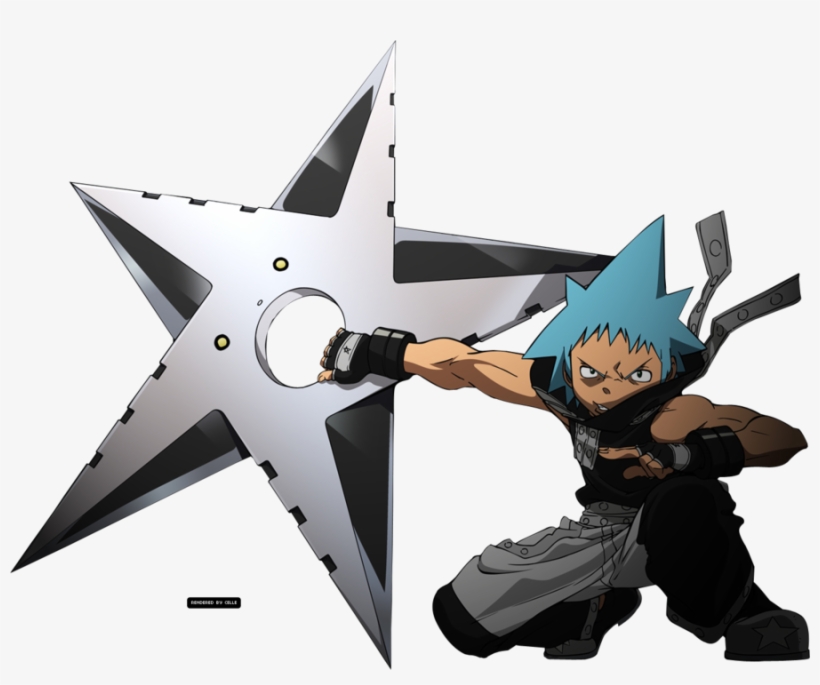 Black Star Render Soul Eater By Misscelles-d4p7hbe - Tsubaki And Blackstar Weapon, transparent png #455249