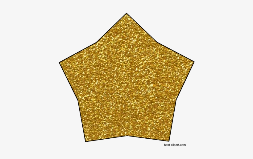 Golden Star Clipart Image Free - Pattern, transparent png #455252